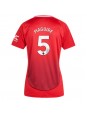 Billige Manchester United Harry Maguire #5 Hjemmedrakt Dame 2024-25 Kortermet